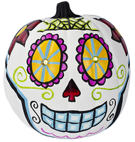 Bright Day of the Dead Pumpkin