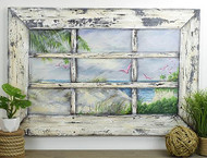 Faux Window Frame Seascape