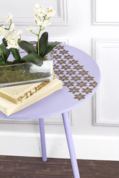 Quilt Star Accent Table