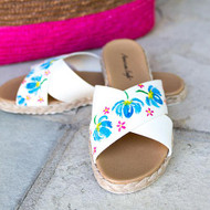 Bright and Pretty Floral Sandals