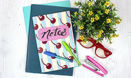 Back-to-School Cherry Notebook