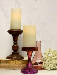 Ombre Glitter Candleholder