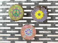 Bohemian-Inspired Wooden Magnets