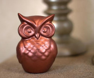 Fall Owl in Matte Metallic Warm Copper