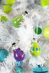 Traditional Light Bulb Ornaments for Christmas