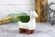 Whimsical Textured Llama Vase