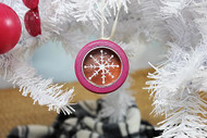 Metal Tin Snowflake Ornaments