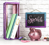 Galaxy Glitter Piggy Bank Set