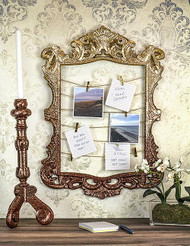 Glitter Memory Frame and Matching Candlestick