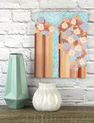 Premium Abstract Flower Painting