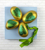 Shimmery Painted Shamrock