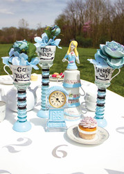 Alice in Wonderland "Wrong Way" Tea Centerpiece