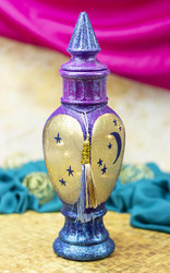 Arabian Nights Moon & Stars Glittery Lantern