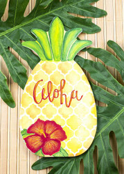 "Aloha" Pineapple Welcome Sign