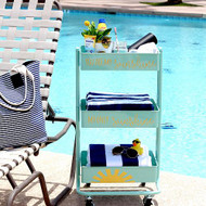 Fun and Functional Poolside Sunshine Cart