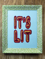 70's Mod "It's Lit" Sign