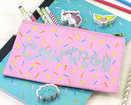 Sprinkles Pink Pencil Pouch