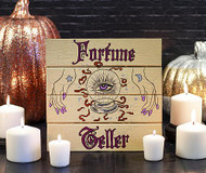 Halloween Fortune Teller Sign