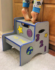 To the Moon Glow in the Dark Step Stool