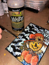 Fall Mixed Media ATC