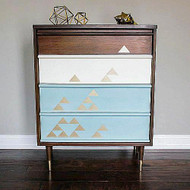 Mid-Century Modern Chalky Dresser