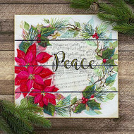 Poinsettia "Peace" Wreath