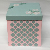 Stenciled Shabby Chic Valentine Goody Box