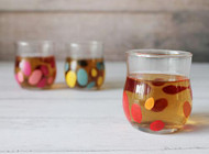 Colorful Confetti Tea Glasses