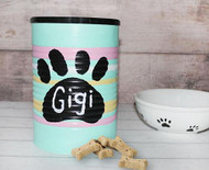 Coffee Can-Turned Dog Treat Container