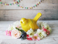 Bright Spring Bird Floral Centerpiece