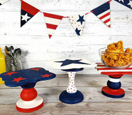 Patriotic Decorative Food Stands