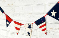 Patriotic Stars and Stripes Banner