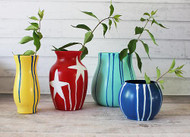 Patriotic and Modern Vase Set