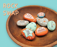 Collaborative Inspirational Rocks Project