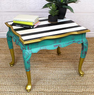 Metallic Upcycled Table