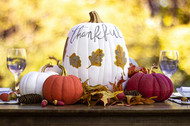 Thankful Pumpkin Centerpiece Set