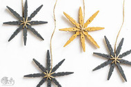 DIY Clothespin Snowflakes With DecoArt Silk