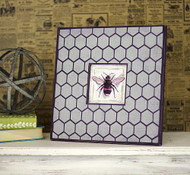 Honeycomb Frame With A Bee