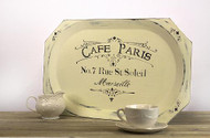 Distressed Cafe Paris Tray