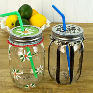 Mason Jar Beverage Glasses