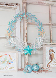 Coastal Christmas Wreath