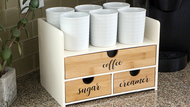 DIY Coffee Organization Station