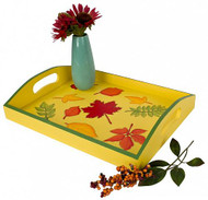 Fall Tray with Leaves