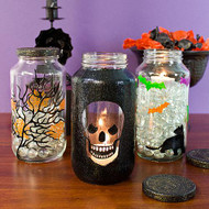 Spooky Halloween Jar Trio