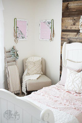 Shabby Chic Art For Little Girls Room