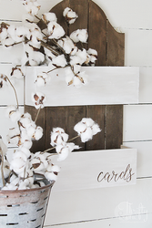 DIY Rustic Chic Wedding Card Holder