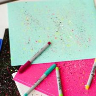 Paint Spattered Notebooks