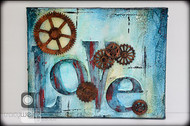 Love Steampunk Canvas