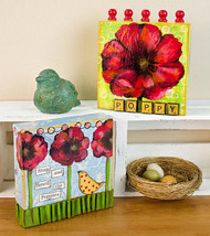 Showy Poppy Canvases