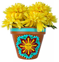 Bright South American Terra Cotta Pot